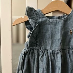Ralph Lauren Denim Like Bubble Romper